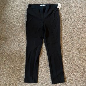 CALVIN KLEIN size 8 black skinny stretch pants